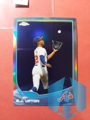2013 Topps Chrome Refractor B.J. Upton #218 Atlanta Braves